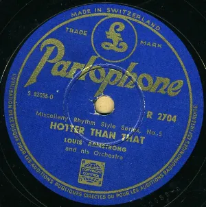 Pochette de Hotter Than That / That's When I'll Come Back to You de Louis Armstrong & His Orchestra