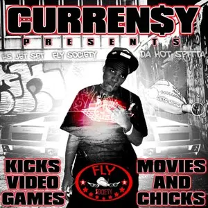 Pochette de Kicks, Video Games, Movies & Chicks de Curren$y