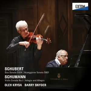 Pochette de Schubert, Schumann Works for Violin, Viola and Piano de Oleh Krysa