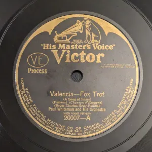 Pochette de Valencia (A Song of Spain) / No More Worryin' de Paul Whiteman and His Orchestra