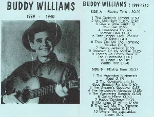 Pochette de 1939-1941 de Buddy Williams