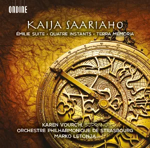 Pochette de Émilie Suite / Quantre instants / Terra memoria de Kaija Saariaho - Orchestre philharmonique de Strasbourg