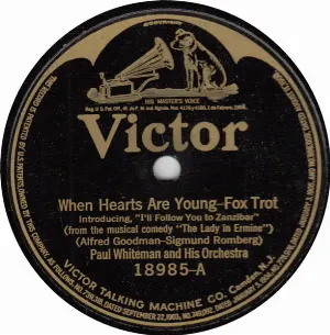 Pochette de When Hearts Are Young / Journey's End de Paul Whiteman and His Orchestra