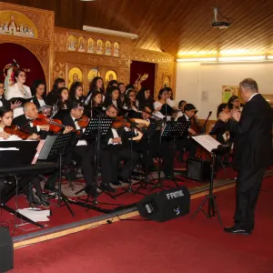 Pochette de 2016 Coptic Hymns Concert de David Ensemble