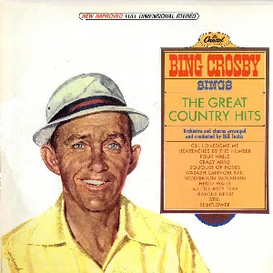 Pochette de Sings The Great Country Hits de Bing Crosby