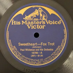 Pochette de Sweetheart / Baltimore Buzz de Paul Whiteman and His Orchestra