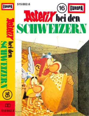 Pochette de Asterix 16: bei den Schweizern de René Goscinny