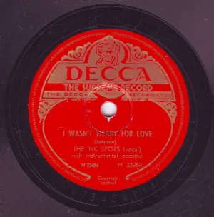 Pochette de I Wasn't Meant for Love / My Baby Didn't Even Say Goodbye de The Ink Spots