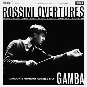 Pochette de Rossini overtures de Gioachino Rossini - Orchestra dell’Accademia Nazionale di Santa Cecilia - Antonio Pappano