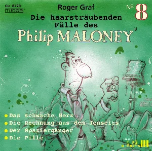 Pochette de Die haarsträubenden Fälle des Philip Maloney, N° 8 de Roger Graf