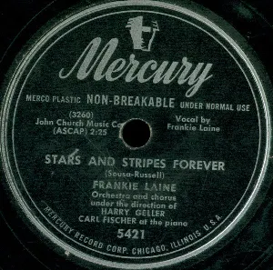 Pochette de Stars and Stripes Forever / Thanks for Your Kisses de Frankie Laine