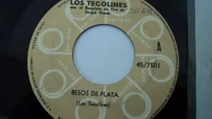 Pochette de Besos de plata / Gardenias de Los Tecolines - Sergio Flores