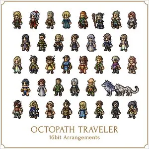 Pochette de OCTOPATH TRAVELER 16bit Arrangements de Yasunori Nishiki