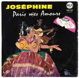 Pochette de Paris mes amours de Joséphine Baker