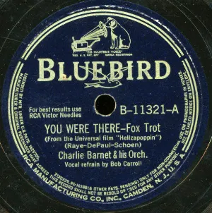 Pochette de You Were There / Mother Fuzzy de Charlie Barnet and His Orchestra