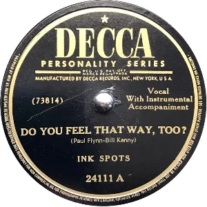 Pochette de Do You Feel That Way, Too? / Information Please de The Ink Spots