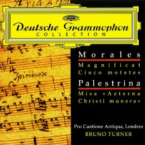 Pochette de Deutsche Grammophon Collection: Morales: Magnificat, 5 Motets / Palestrina: Missa "Aeterna Christi munera" de Cristóbal de Morales - Bruno Turner - Giovanni Pierluigi da Palestrina - Pro Cantione Antiqua