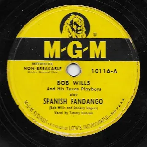 Pochette de Spanish Fandango / Bubbles in My Beer de Bob Wills and His Texas Playboys