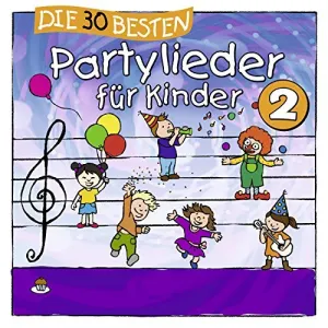 Pochette de Die 30 besten Partylieder für Kinder 2 de Simone Sommerland, Karsten Glück und die Kita-Frösche
