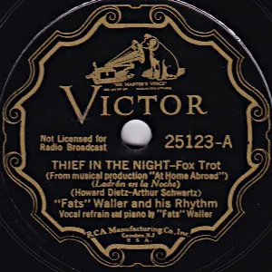 Pochette de Thief in the Night / Got a Bran' New Suit de Fats Waller and His Rhythm