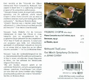 Pochette Piano Concerto no.1 op.11 / Berceuse op. 57 / 12 Études op. 10