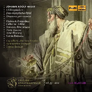 Pochette de L’Olimpiade de Christoph Prégardien - Kammerchor Stuttgart - Frieder Bernius - Dorothea Röschmann - Johann Adolf Hasse - Catherine Robbin