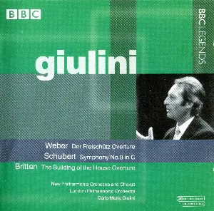 Pochette Weber: Der Freischütz Overture / Schubert: Symphony no. 9 in C / Britten: The Building of the House Overture