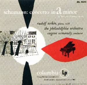 Pochette Concerto in A minor for Piano and Orchestra, op. 54
