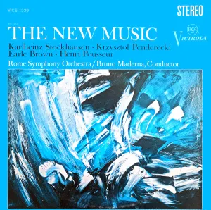 Pochette de The New Music de Bruno Maderna - Henri Pousseur - Orchestra sinfonica di Roma della RAI - Krzysztof Penderecki - Karlheinz Stockhausen