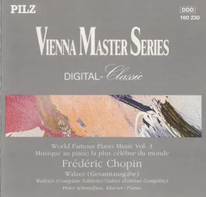 Pochette de World Famous Piano Music, Vol. 3: Waltzes, Complete Edition de Fryderyk Chopin