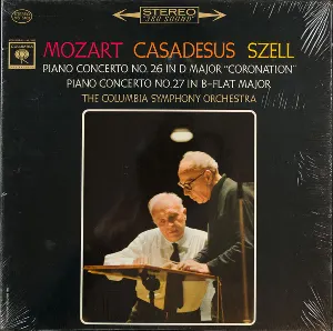 Pochette de Piano Concertos Nos. 26 "Coronation" & 27 de Columbia Symphony Orchestra - George Szell - Robert Casadesus - Wolfgang Amadeus Mozart