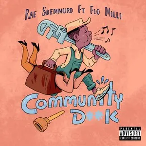 Pochette de Community D**k de Rae Sremmurd