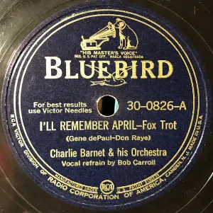 Pochette de I'll Remember April / Don't Take Your Love From Me de Charlie Barnet and His Orchestra