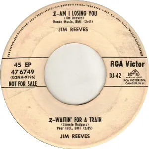 Pochette de Am I Losing You de Jim Reeves