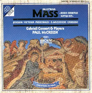 Pochette de Palestrina Mass: "Hodie Christus natus est" de Gabrieli Consort & Players - Paul McCreesh