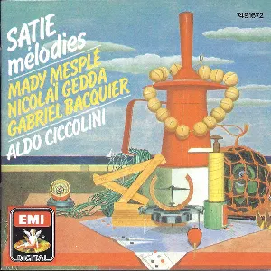 Pochette Satie : Mélodies