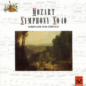 Pochette Symphony no. 40 / Serenade for Strings