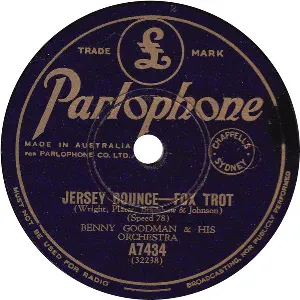 Pochette de Jersey Bounce / Pound Ridge de Benny Goodman and His Orchestra