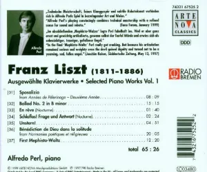 Pochette Selected Piano Works, Vol. 1