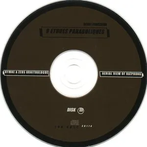 Pochette de 8 Etudes Paraboliques de Henri Pousseur