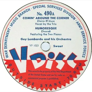 Pochette de Comin’ Around the Corner / Humoresque / Flying Home de Guy Lombardo and His Royal Canadians