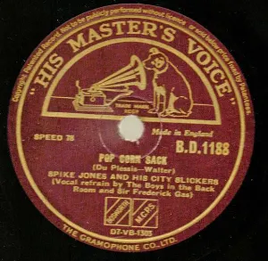 Pochette de Pop Corn Sack / Our Hour de Spike Jones and His City Slickers