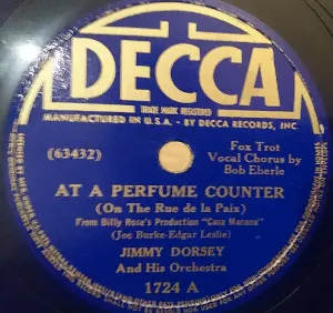 Pochette de At a Perfume Counter / Love Walked In de Jimmy Dorsey and His Orchestra
