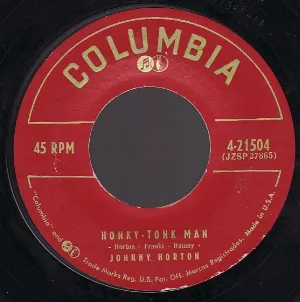 Pochette de Honky‐Tonk Man / I’m Ready, If You’re Willing de Johnny Horton
