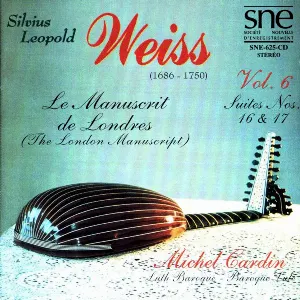 Pochette de Le Manuscrit de Londres, Vol. 6 de Michel Cardin - Sylvius Leopold Weiss