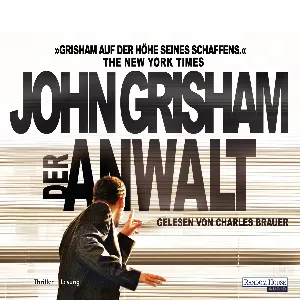 Pochette de Der Anwalt de John Grisham - Charles Brauer