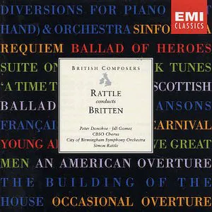Pochette Rattle Conducts Britten