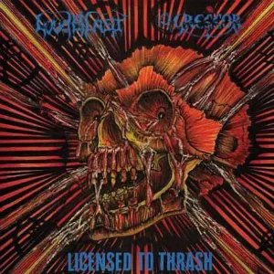 Pochette de Licensed to Thrash de Loudblast - Agressor