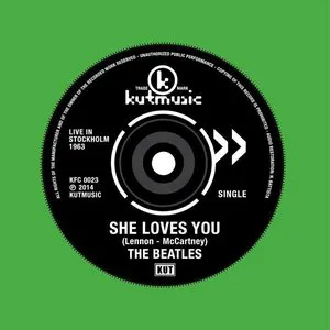 Pochette She Loves You / Twist and Shout (live in Stockholm 1963)