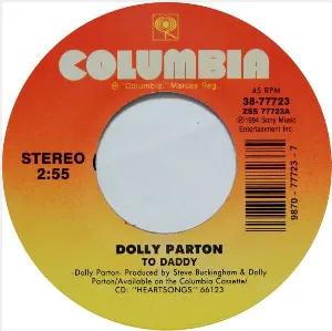 Pochette de To Daddy / PMS Blues de Dolly Parton
